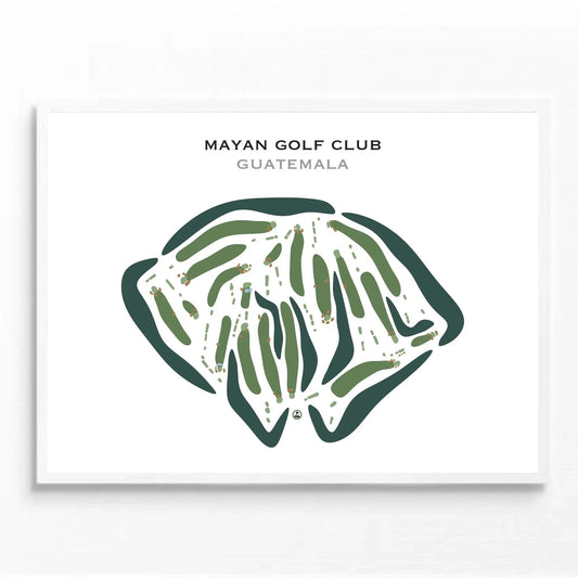 Mayan Golf Club, Guatemala - Printed Golf Courses
