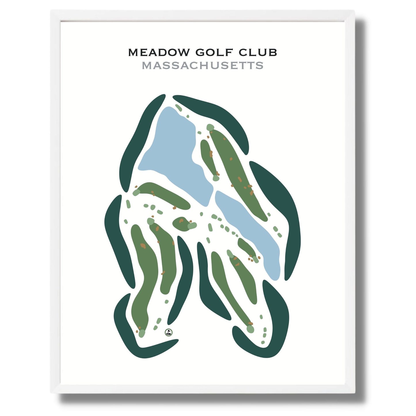 Meadow Golf Club, Massachusetts - Printed Golf Courses