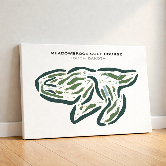 Meadowbrook Golf Course, South Dakota - Printed Golf Courses