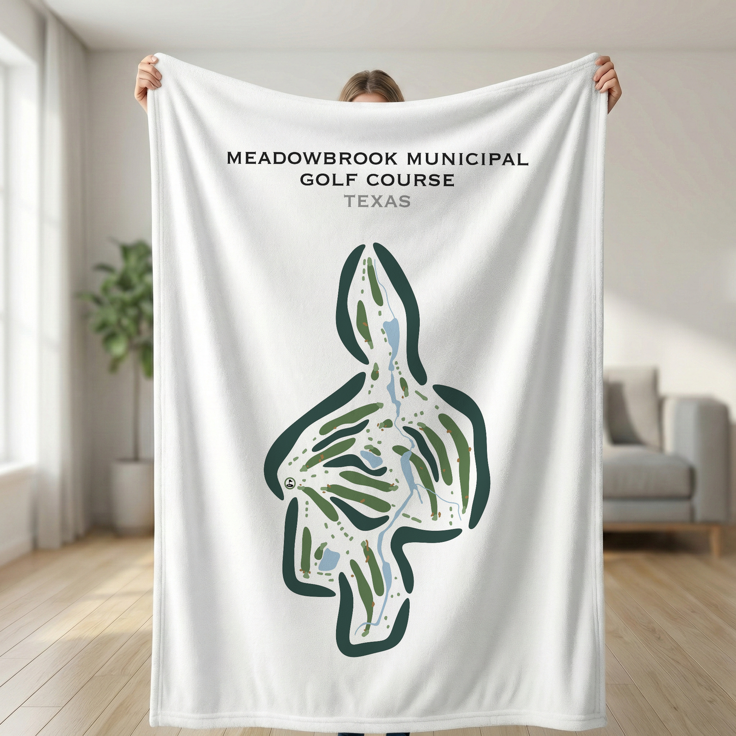 Meadowbrook Municipal Golf Course, Texas - Printed Golf Courses