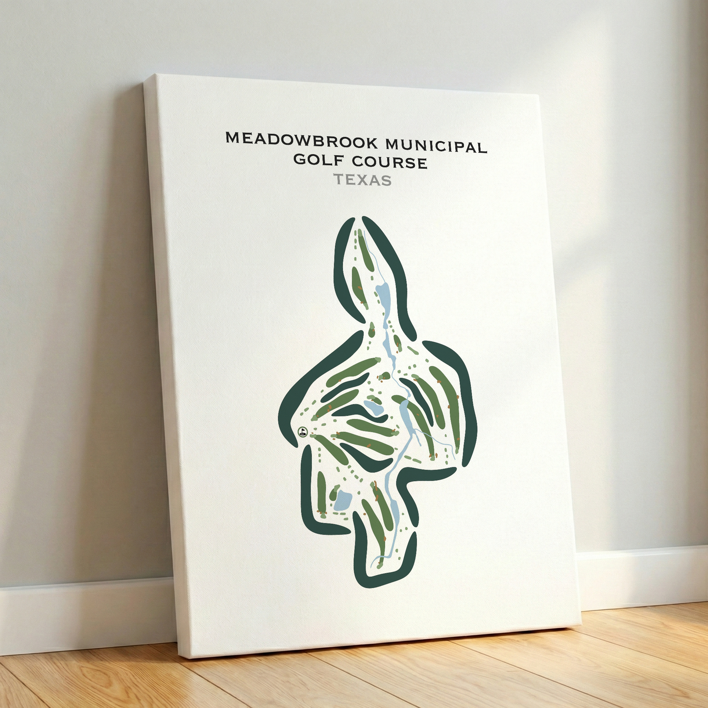 Meadowbrook Municipal Golf Course, Texas - Printed Golf Courses