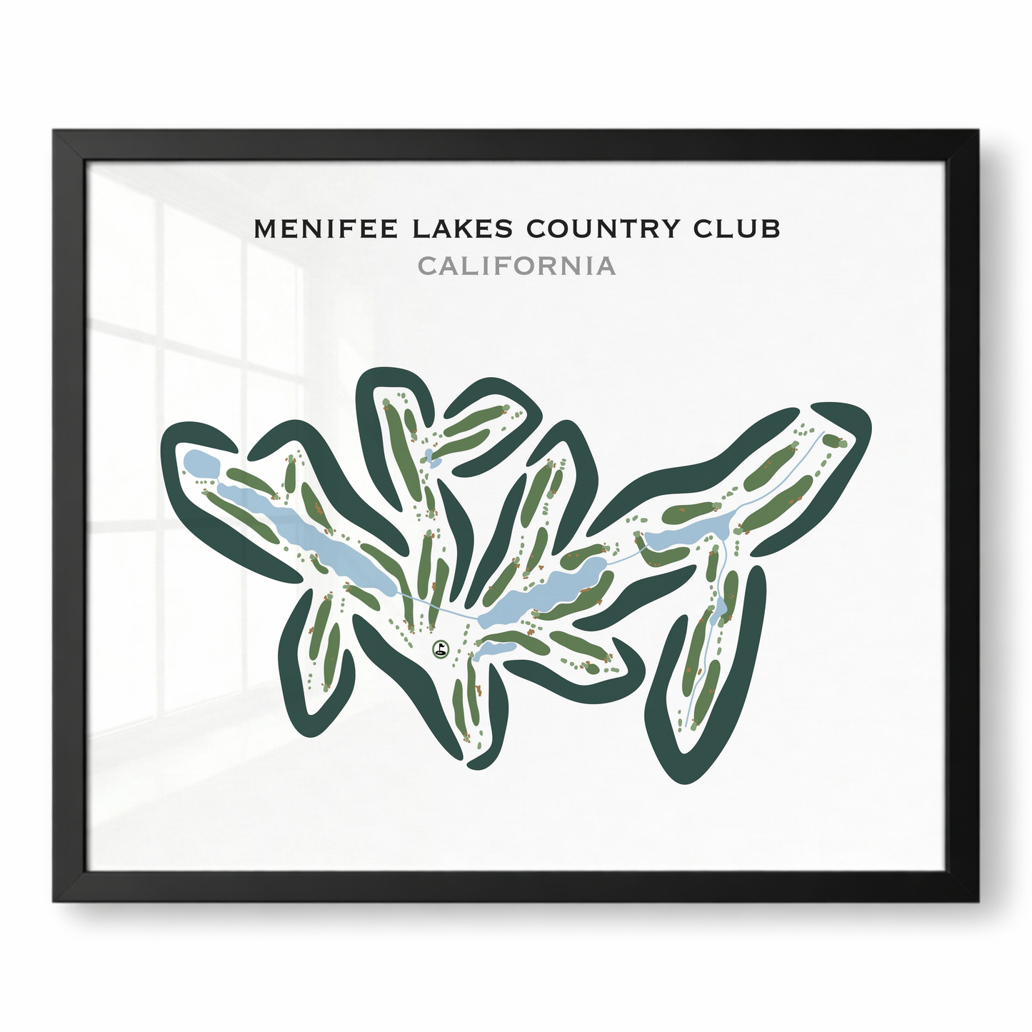Menifee Lakes Country Club, California - Printed Golf Courses
