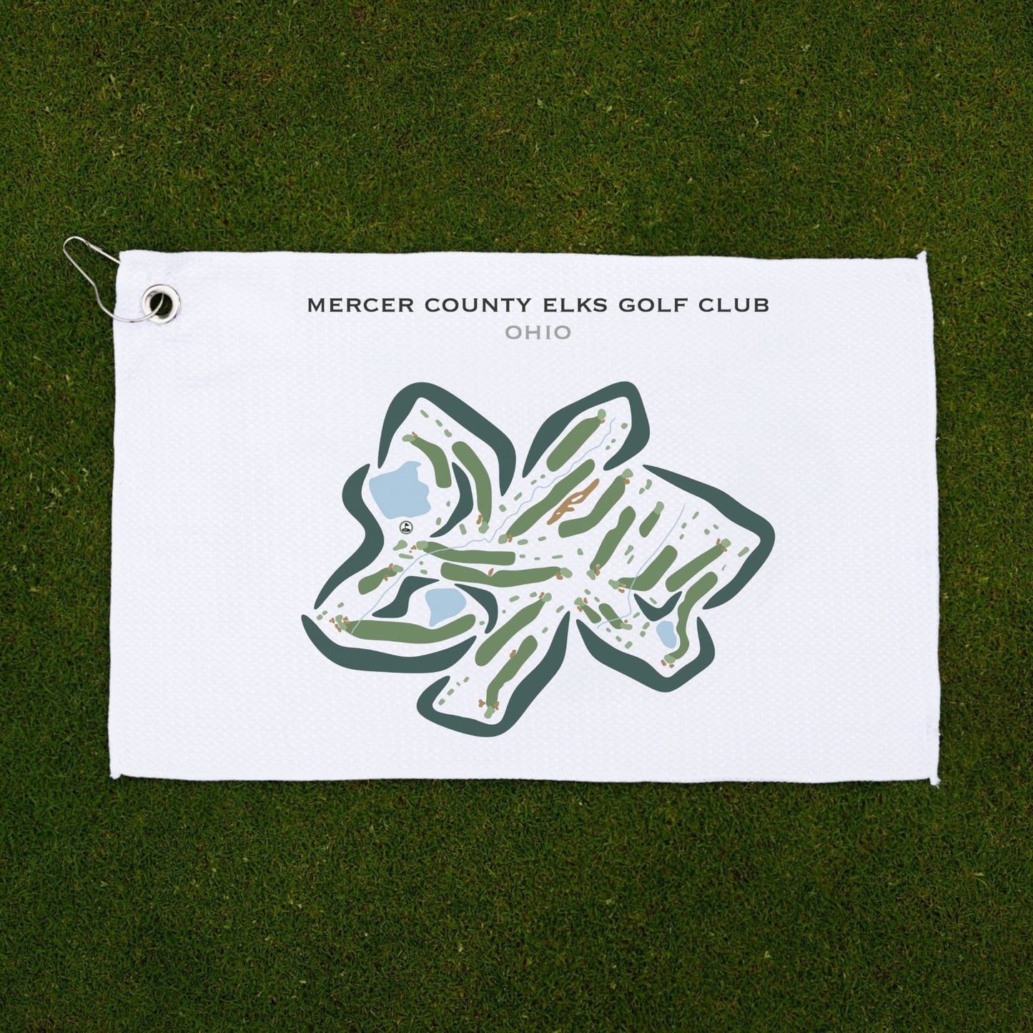 Mercer County Elks Golf Club, Ohio - Printed Golf Courses