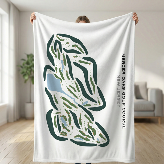 Mercer Oaks Golf Course, New Jersey - Printed Golf Courses