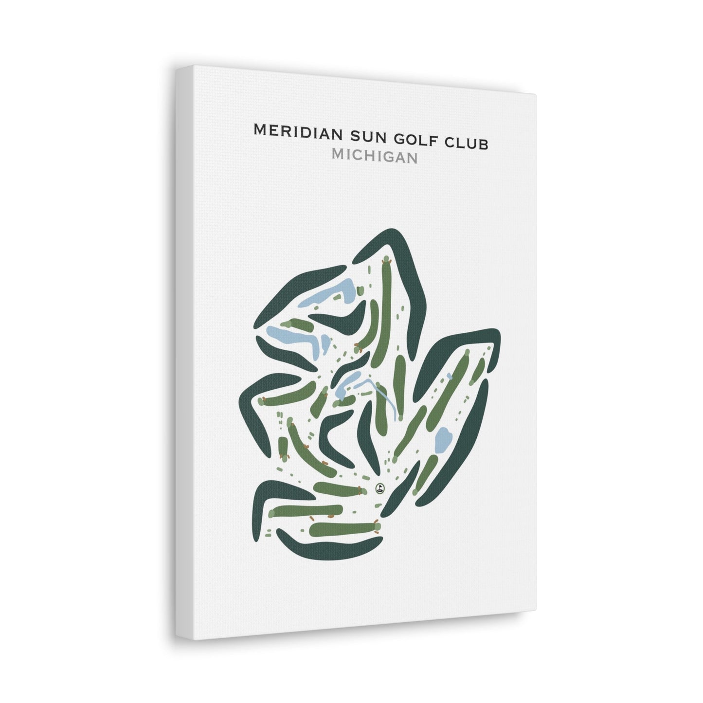 Meridian Sun Golf Club, Michigan - Printed Golf Courses