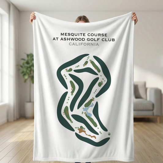 Mesquite Course at Ashwood Golf Club, California - Printed Golf Courses