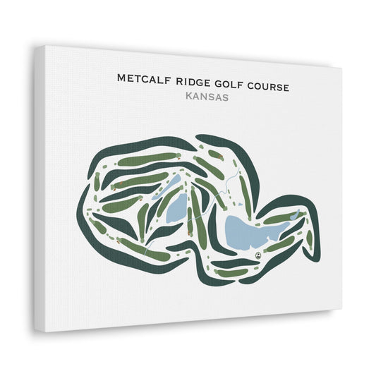 Metcalf Ridge Golf Course, Kansas - Printed Golf Courses