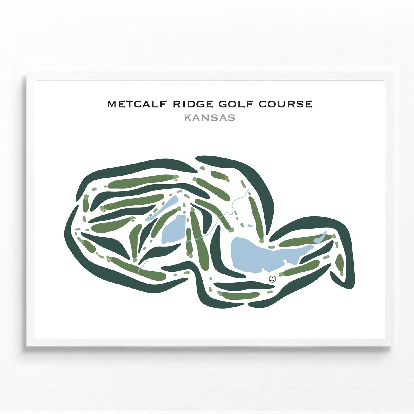 Metcalf Ridge Golf Course, Kansas - Printed Golf Courses