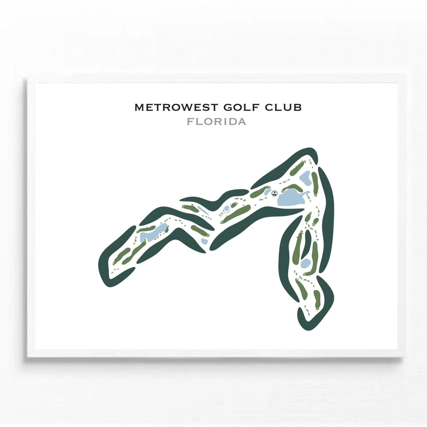 MetroWest Golf Club, Florida - Printed Golf Courses
