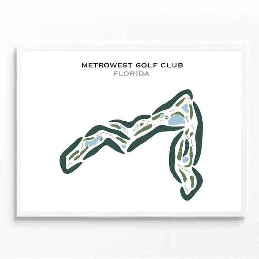 MetroWest Golf Club, Florida - Printed Golf Courses