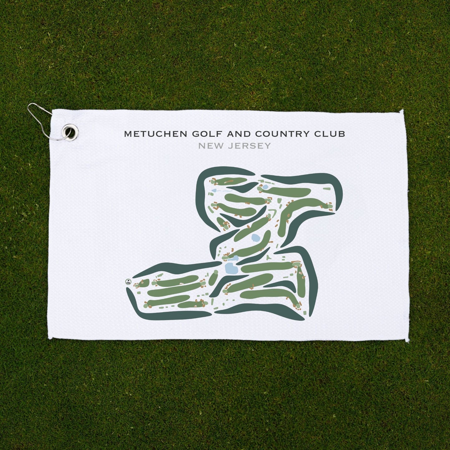 Metuchen Golf and Country Club, New Jersey - Printed Golf Courses