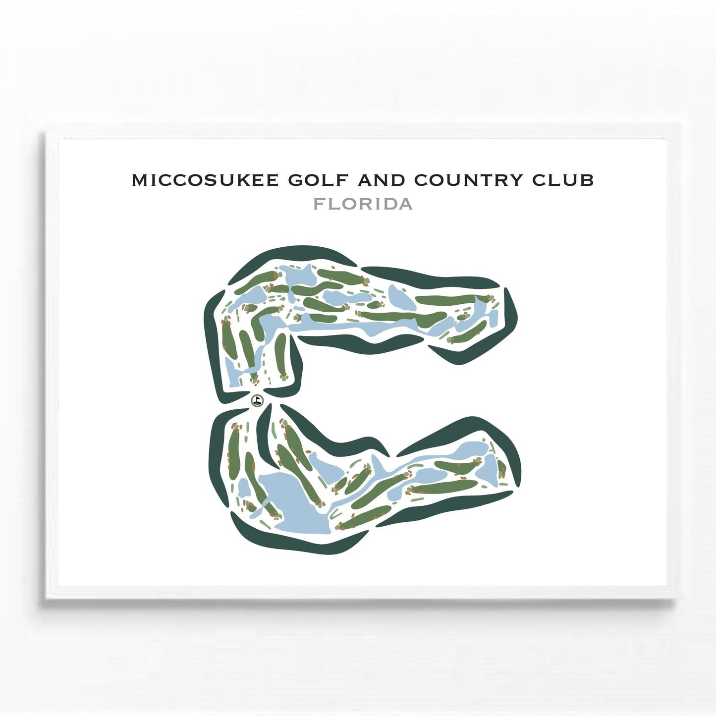 Miccosukee Golf & Country Club, Florida - Printed Golf Courses