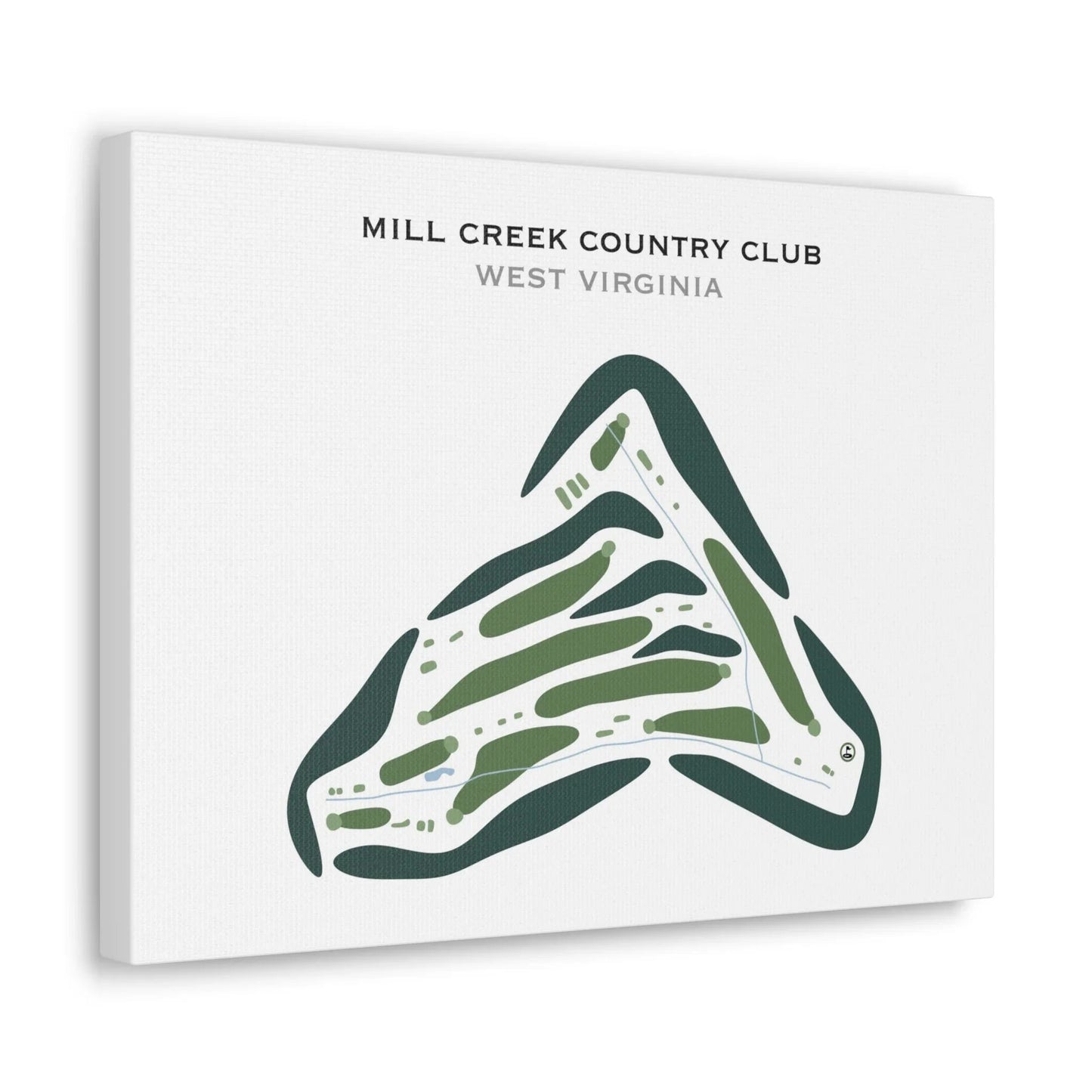Mill Creek Country Club, West Virginia - Printed Golf Courses