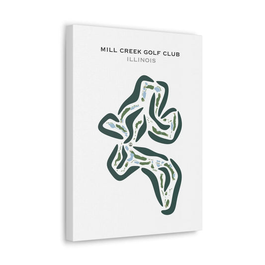 Mill Creek Golf Club, Illinois - Printed Golf Courses