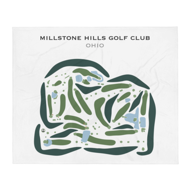Millstone Hills Golf Club, Ohio - Printed Golf Courses