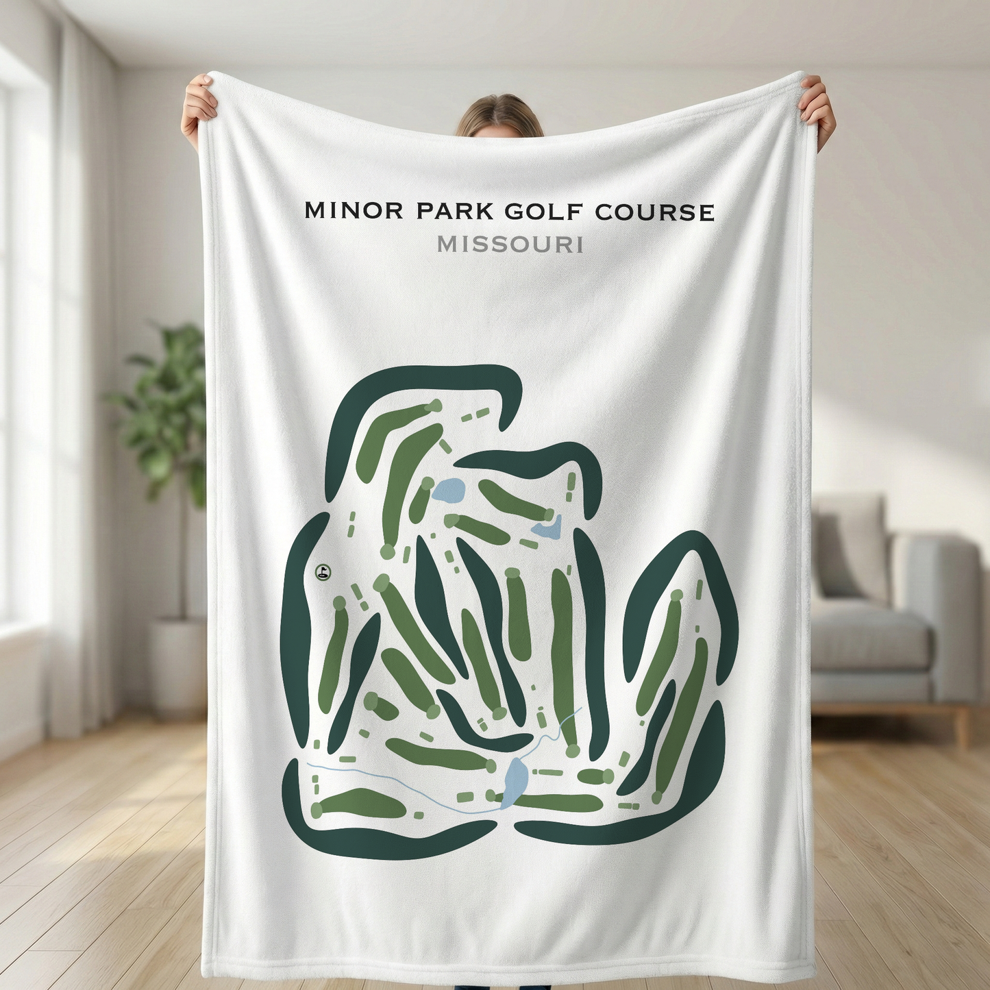 Minor Park Golf Course, Missouri - Printed Golf Courses