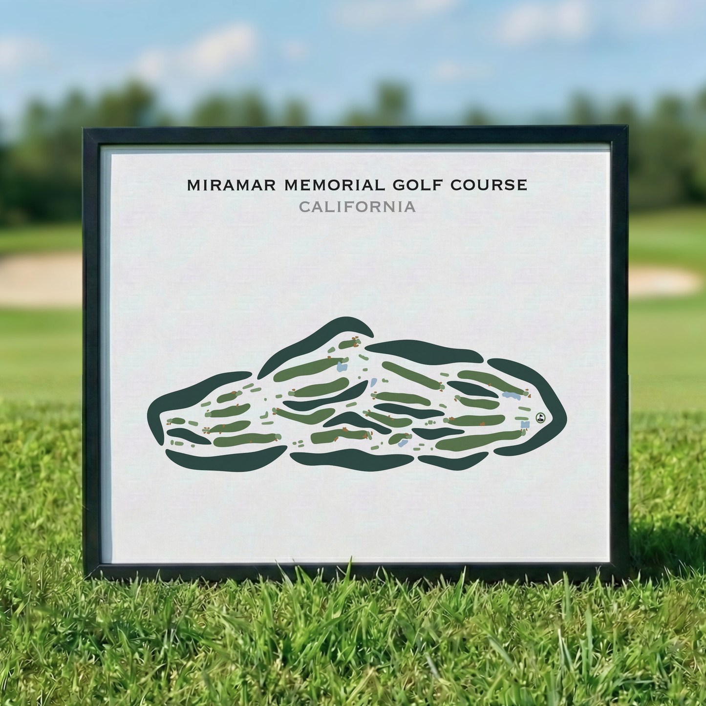 Miramar Memorial Golf Course, California - Printed Golf Courses