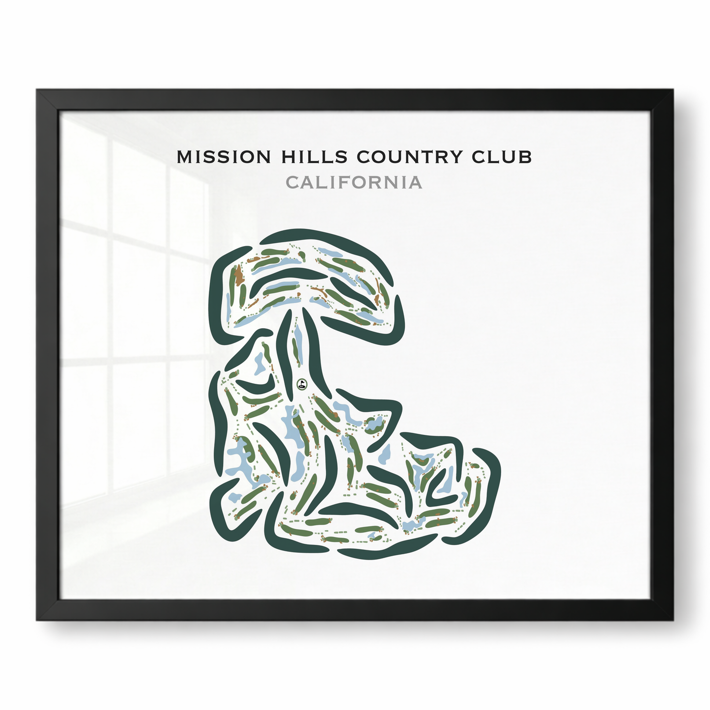 Mission Hills Country Club, California - Printed Golf Courses