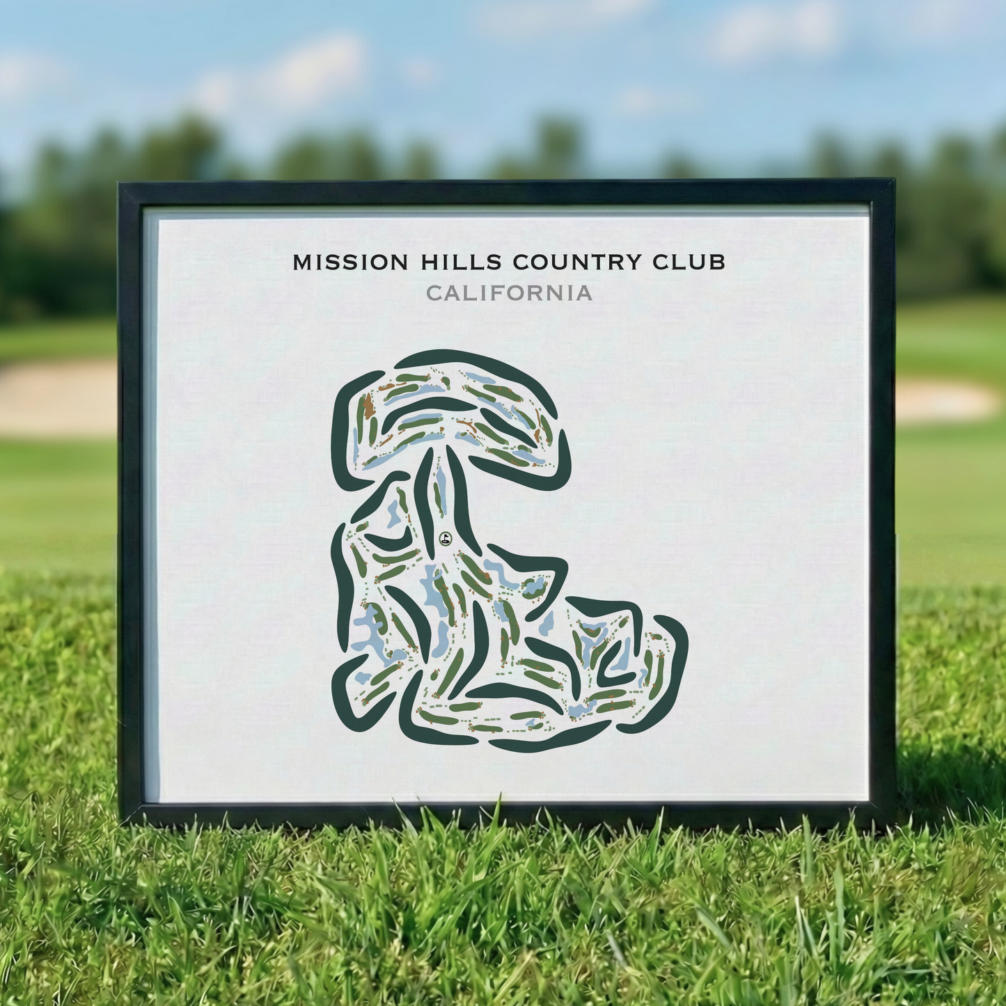 Mission Hills Country Club, California - Printed Golf Courses