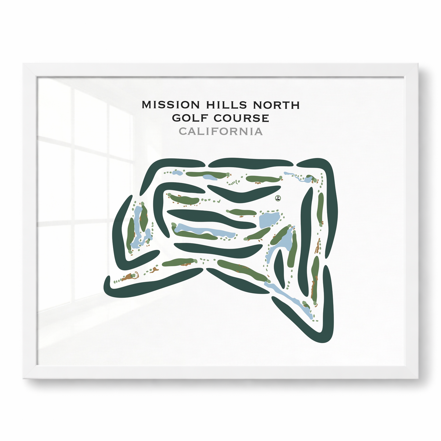 Mission Hills North Golf Course, California - Printed Golf Courses