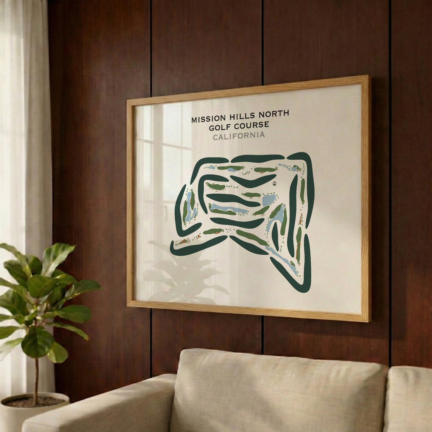Mission Hills North Golf Course, California - Printed Golf Courses