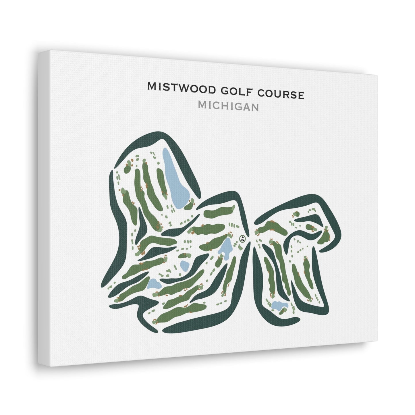 Mistwood Golf Course, Michigan - Printed Golf Courses