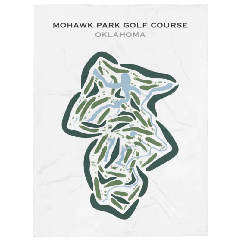 Mohawk Park Golf Course, Oklahoma - Printed Golf Courses