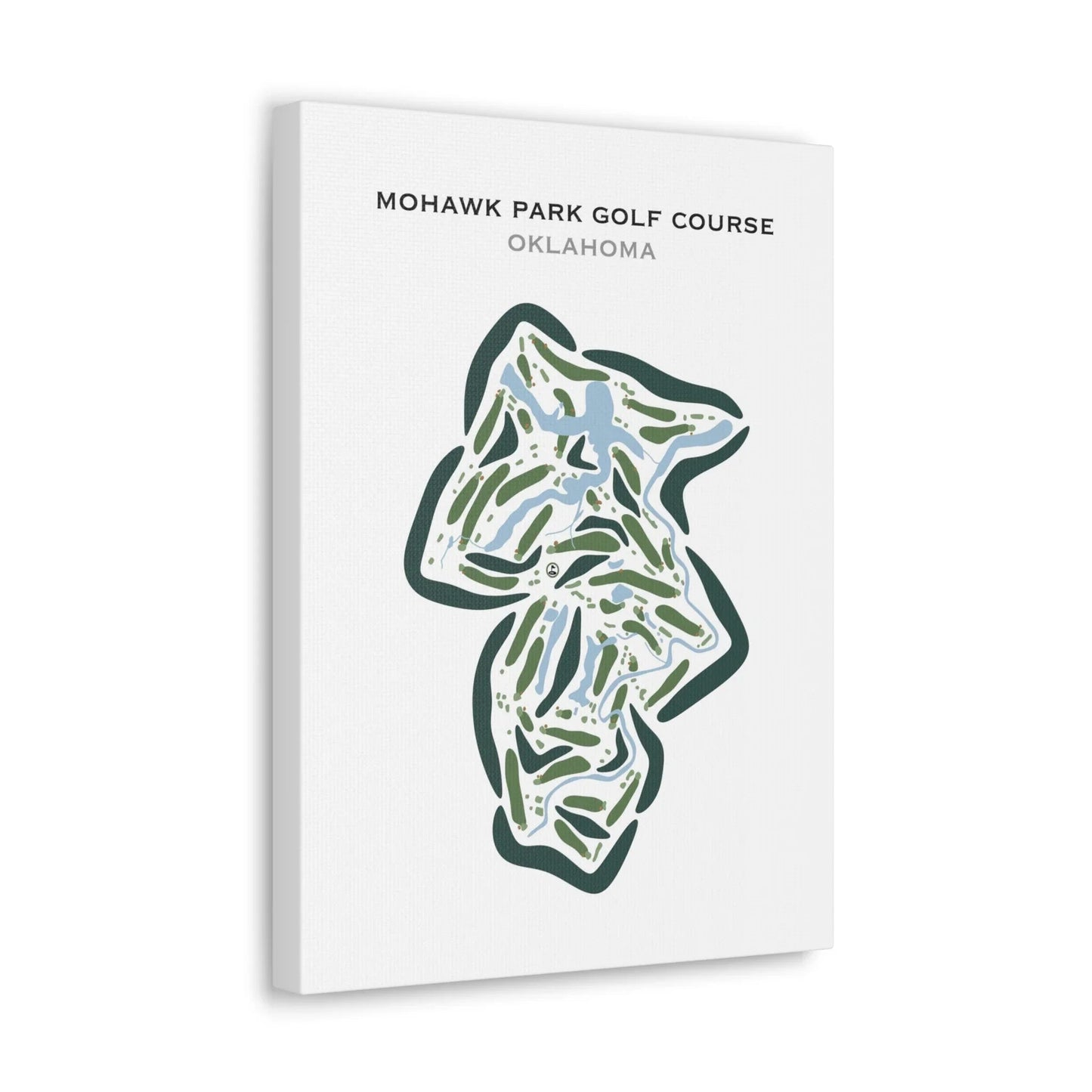 Mohawk Park Golf Course, Oklahoma - Printed Golf Courses
