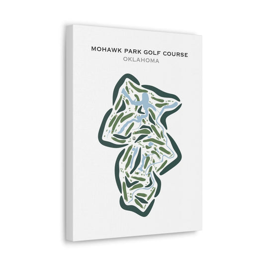 Mohawk Park Golf Course, Oklahoma - Printed Golf Courses
