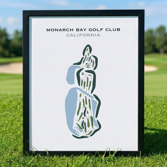 Monarch Bay Golf Club, California - Printed Golf Courses