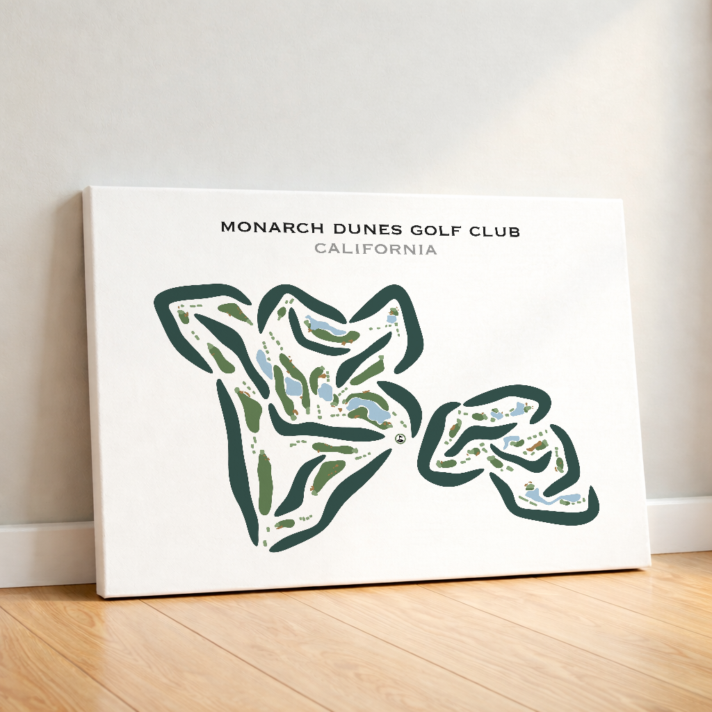 Monarch Dunes Golf Club, California - Printed Golf Courses