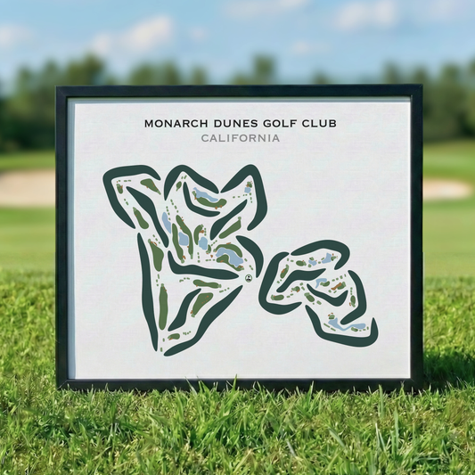Monarch Dunes Golf Club, California - Printed Golf Courses