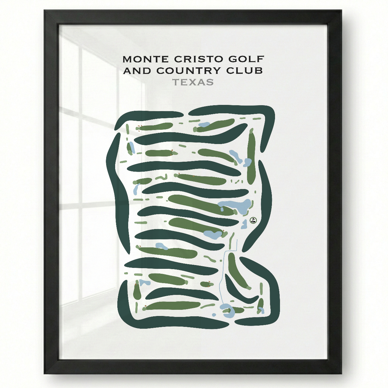 Monte Cristo Golf & Country Club, Texas - Printed Golf Courses