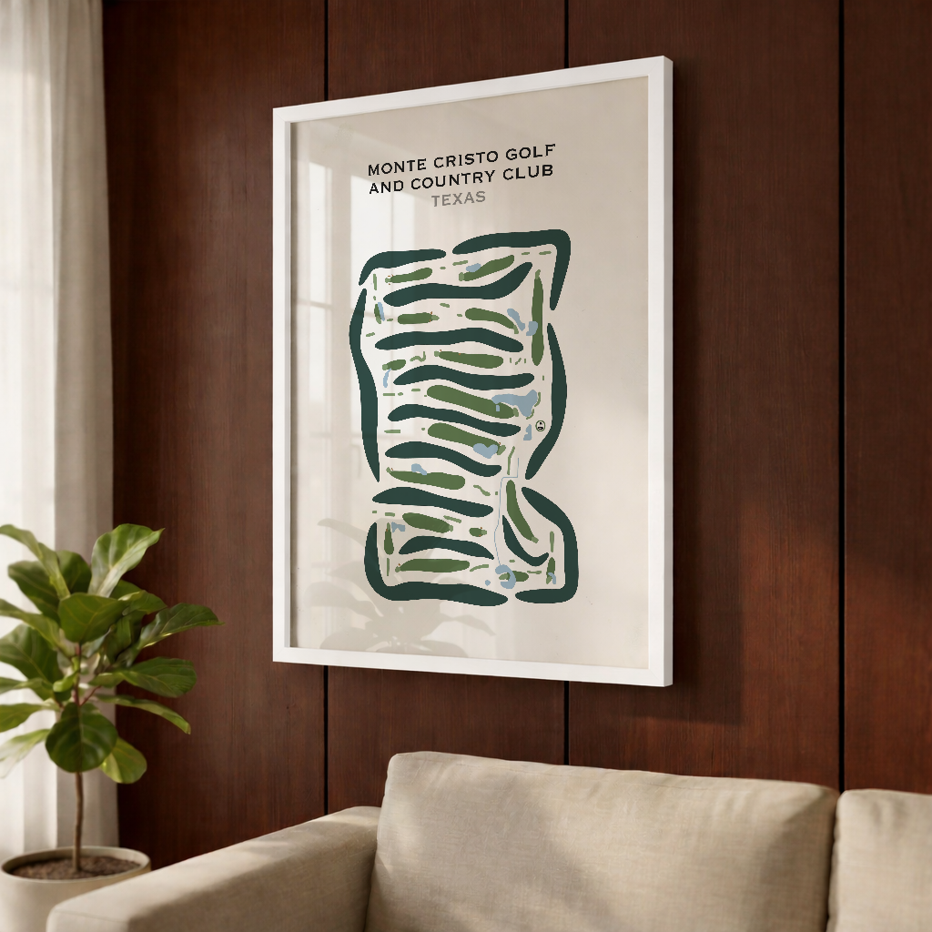 Monte Cristo Golf & Country Club, Texas - Printed Golf Courses