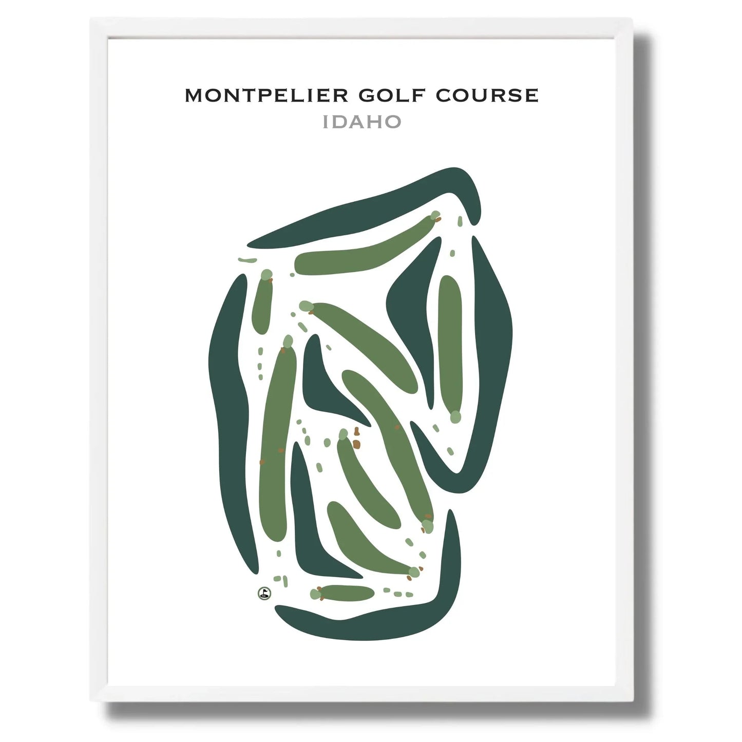 Montpelier Golf Course, Idaho - Printed Golf Courses