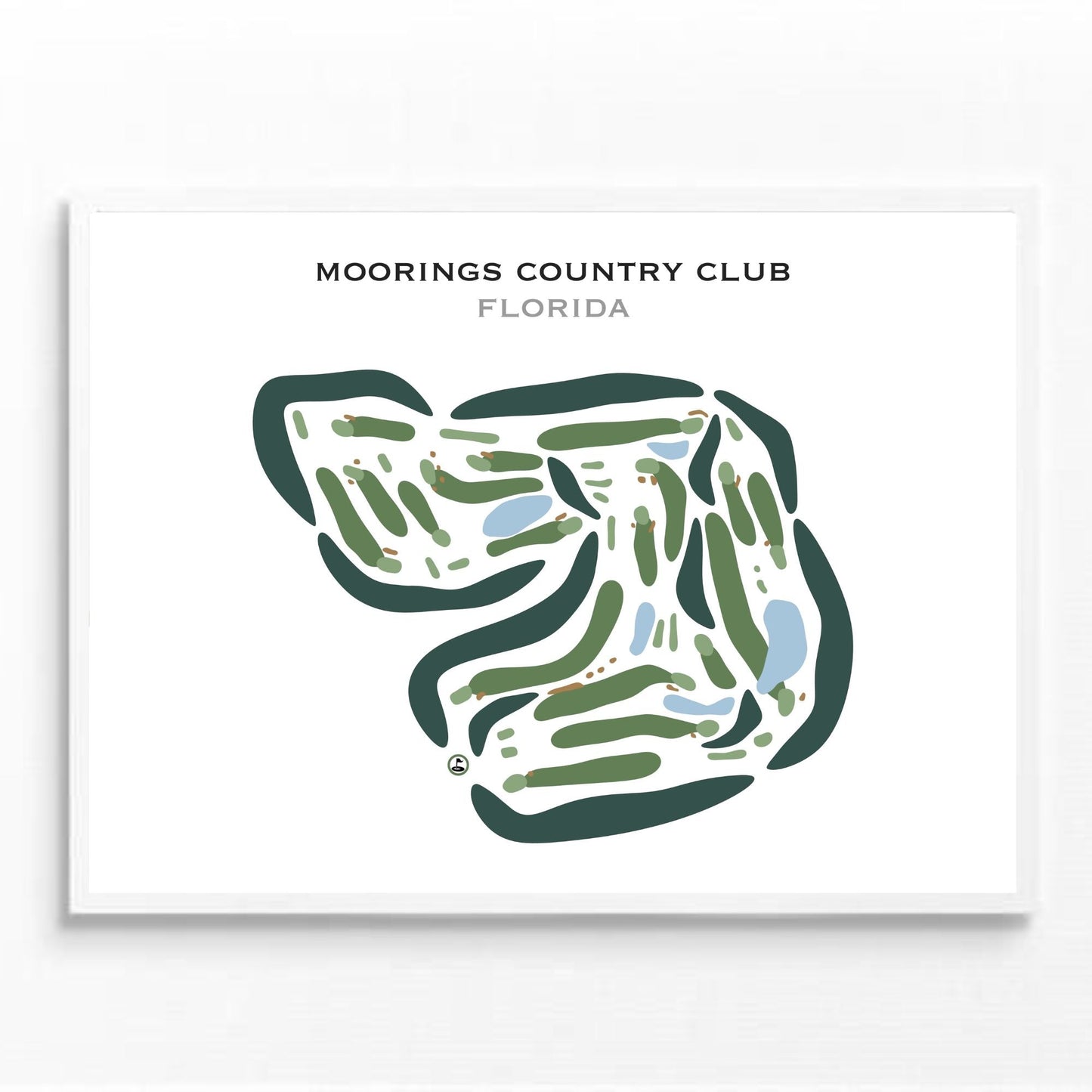 Moorings Country Club, Florida - Printed Golf Courses
