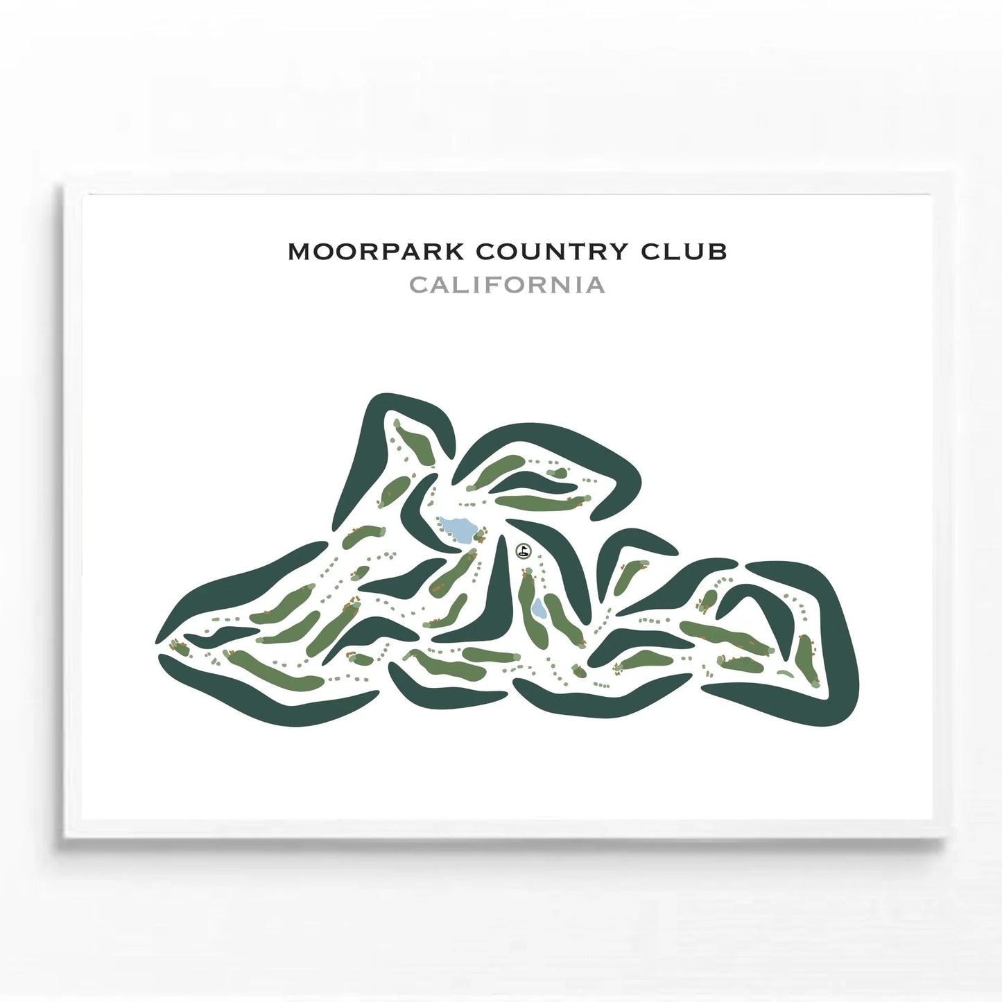 Moorpark Country Club, California - Printed Golf Courses