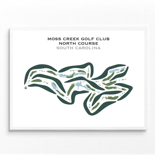 Moss Creek Golf Club - North Course, South Carolina - Printed Golf Courses