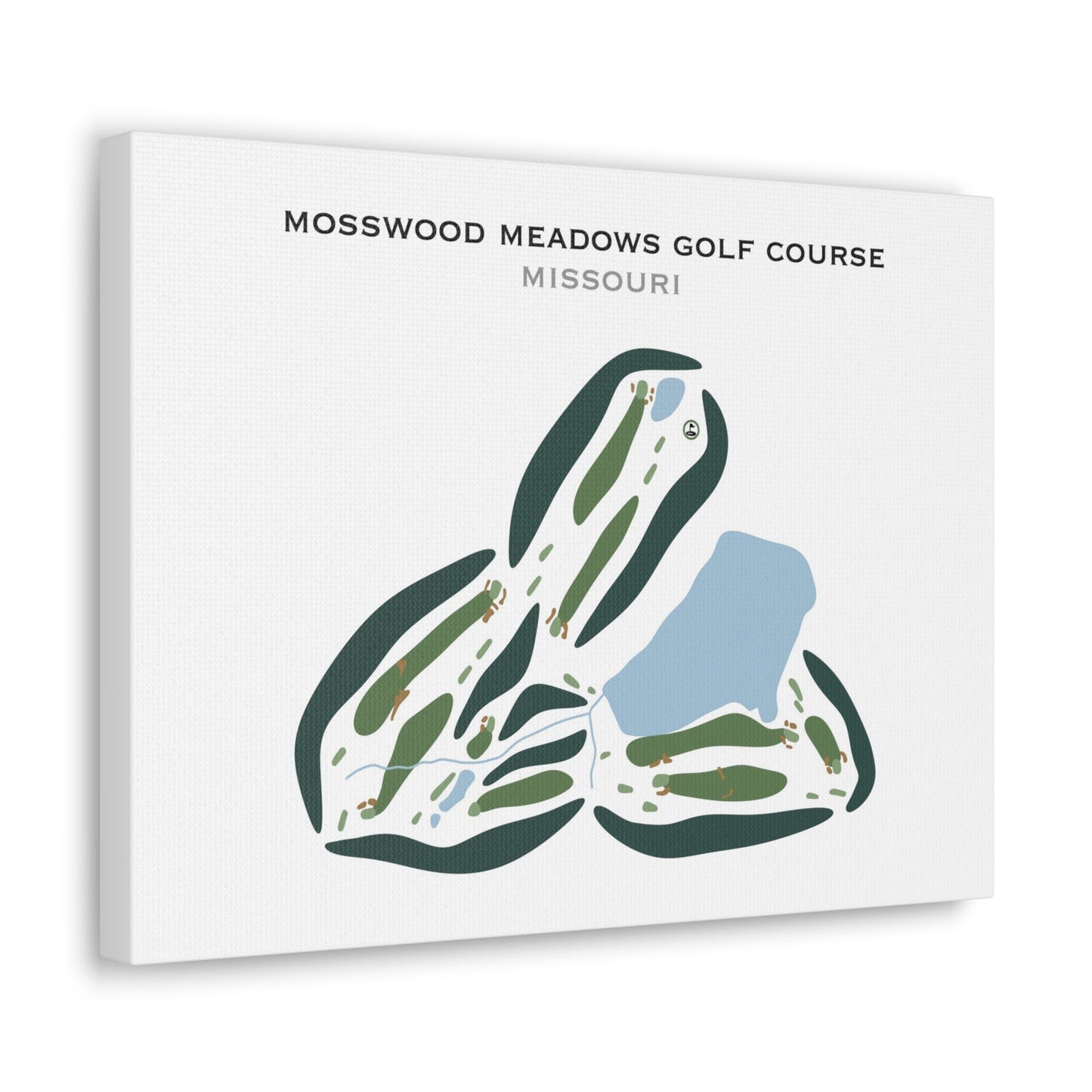 Mosswood Meadows Golf Course, Missouri - Printed Golf Courses