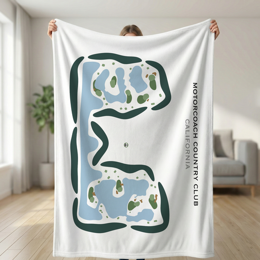 Motorcoach Country Club, California - Printed Golf Courses