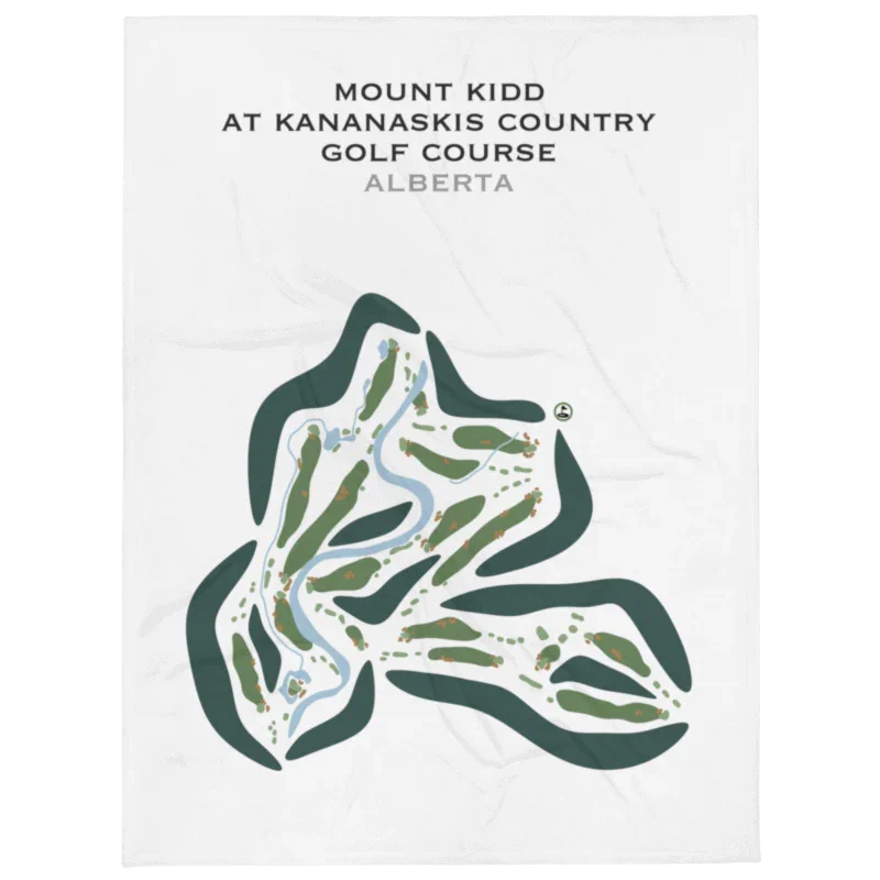 Mount Kidd Course at Kananaskis Country Golf Course, Alberta, Canada - Printed Golf Courses