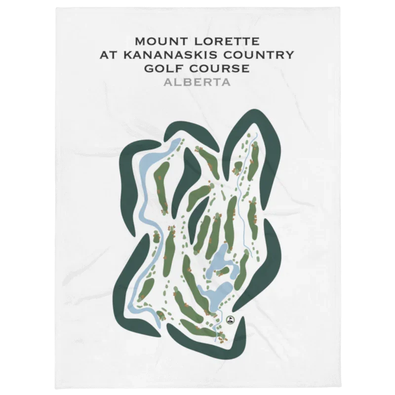 Mount Lorette Course at Kananaskis Country Golf Course, Alberta, Canada - Printed Golf Courses