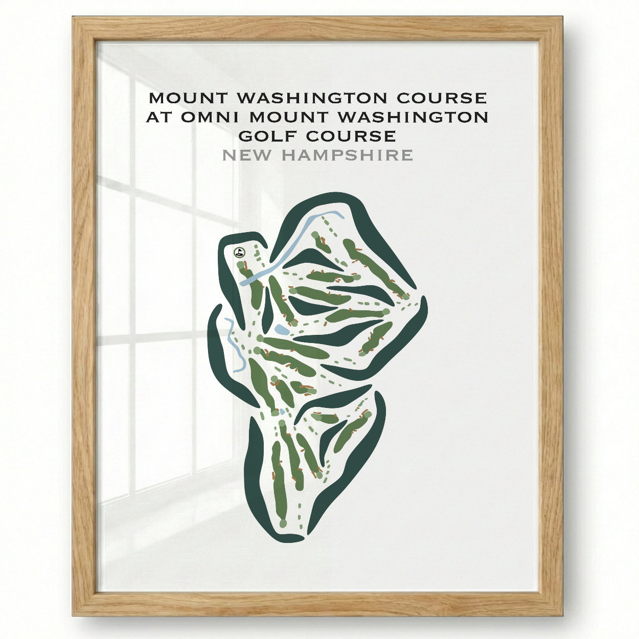 Mount Washington Course at Omni Mount Washington Golf Course, New Hampshire - Printed Golf Courses