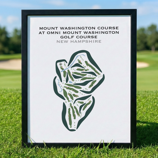 Mount Washington Course at Omni Mount Washington Golf Course, New Hampshire - Printed Golf Courses