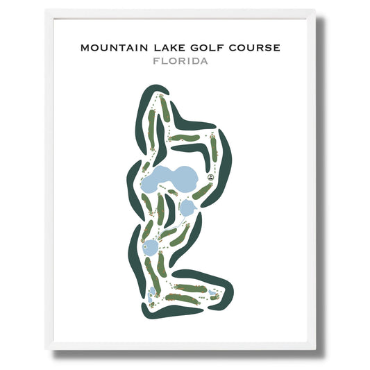 Mountain Lake Golf Course, Florida - Printed Golf Courses