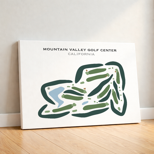 Mountain Valley Golf Center, California - Printed Golf Courses