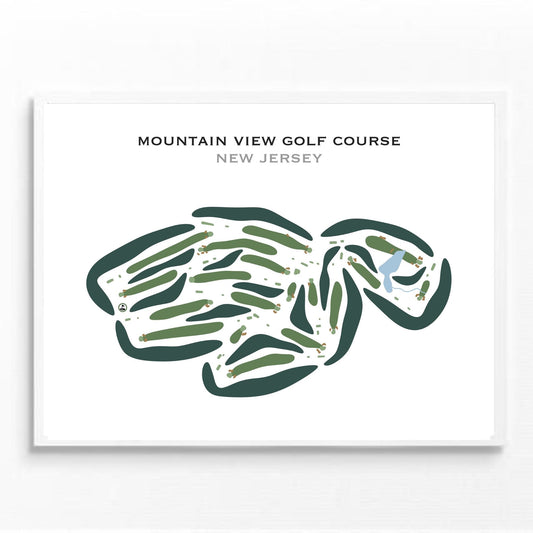 Mountain View Golf Course, New Jersey - Printed Golf Courses