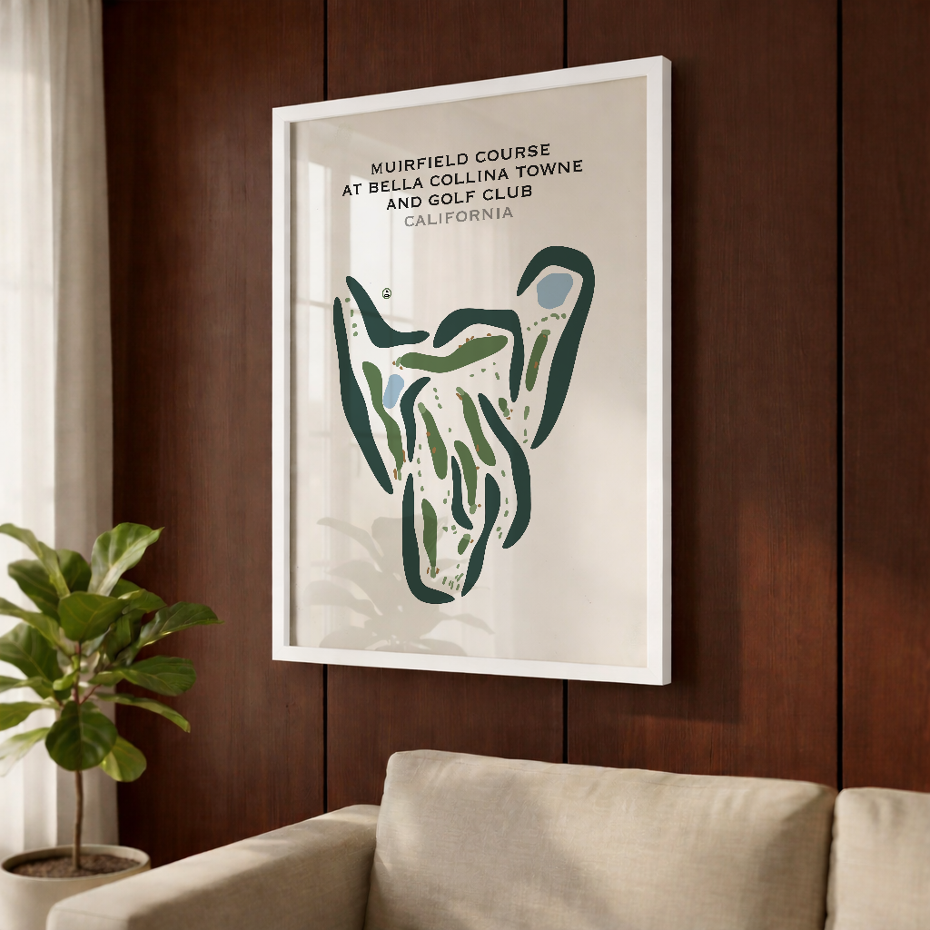 Muirfield Course at Bella Collina Towne & Golf Club, California - Printed Golf Courses