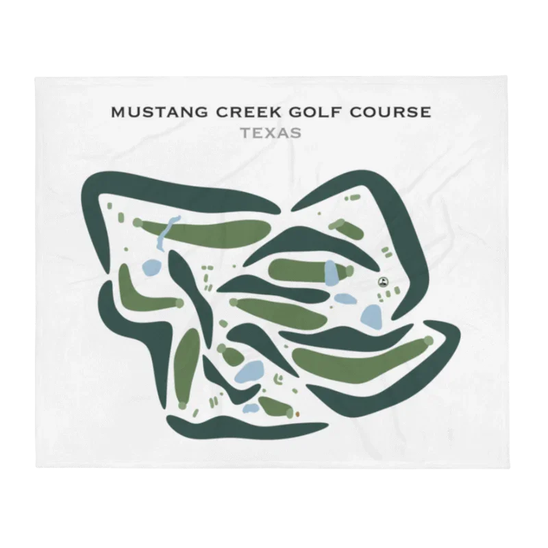 Mustang Creek Golf Course, Texas - Printed Golf Courses