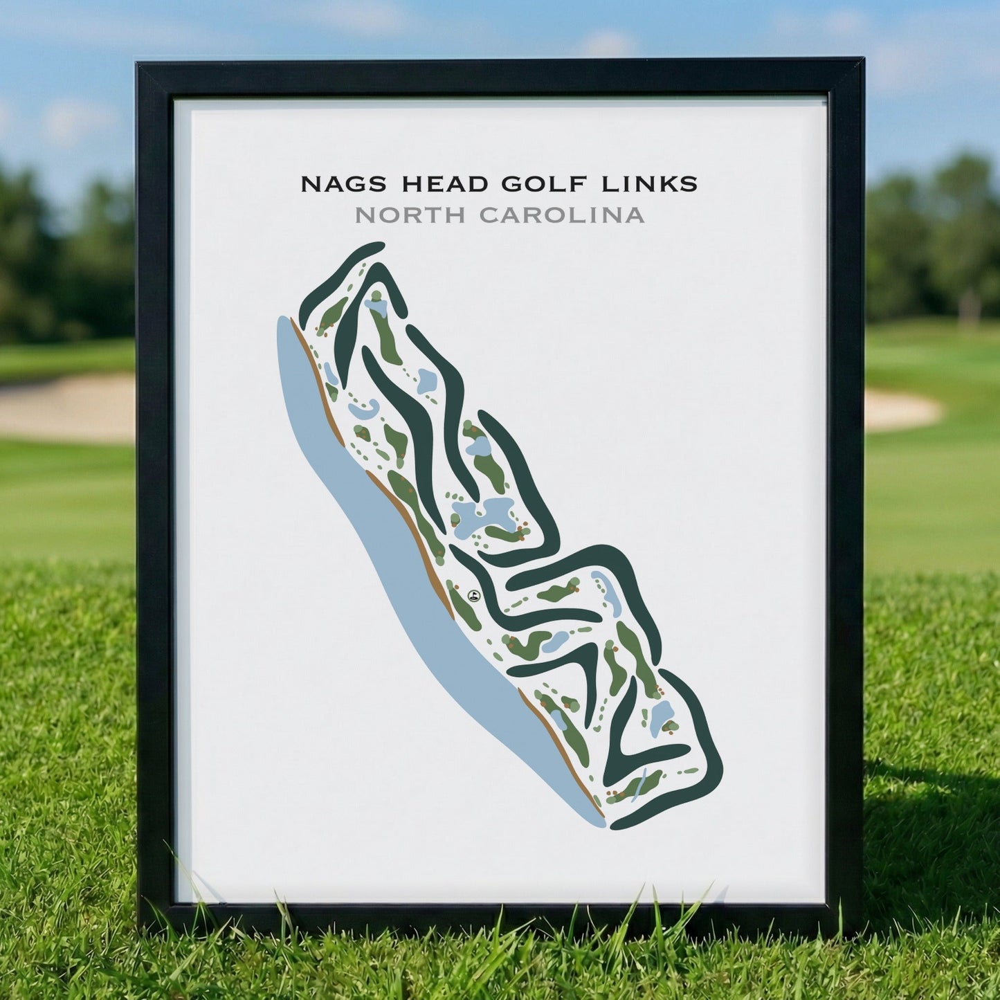 Nags Head Golf Links, North Carolina - Printed Golf Courses